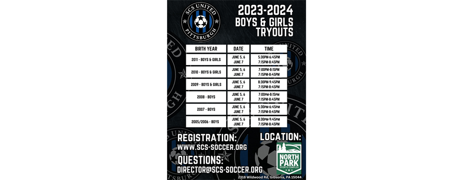 Tryouts Announced